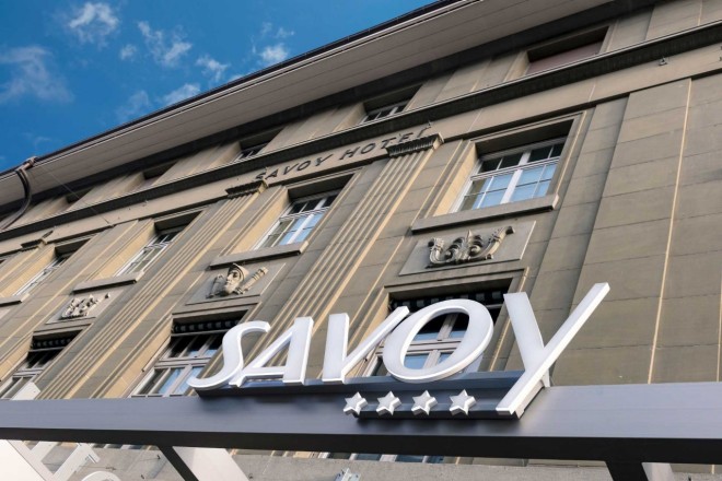 Fassade Hotel Savoy Bern